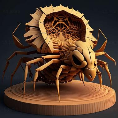 3D model Pheidole morrisii (STL)